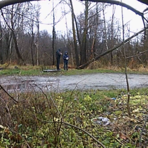 Another cool and wet day along the trails