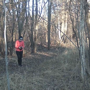 Two fit ladies at the trail
