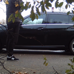 Another day with the Mercedes man