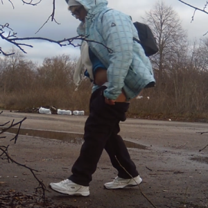 A man and woman at the beach lot