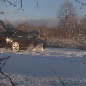 Snow drifting
