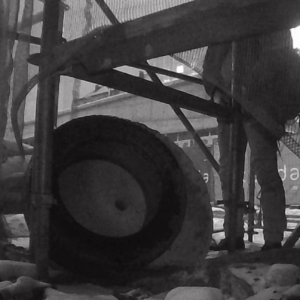 Several more men at the construction site
