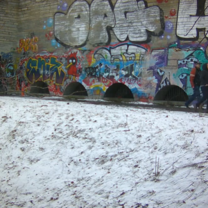 Changing weather and exploring the monument