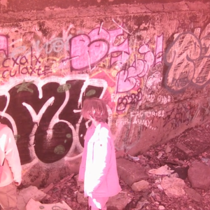 Inspecting their graffiti