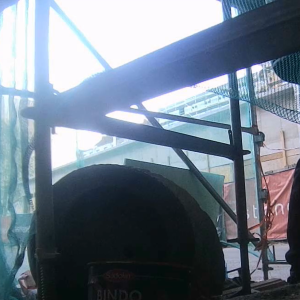 More activity at the construction site
