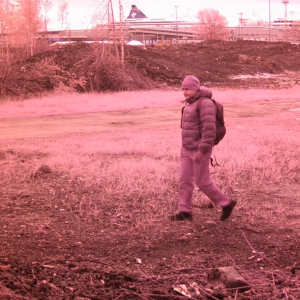 Explorers around the dumping field