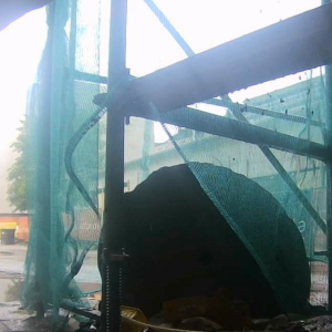 Rainy day at the construction site