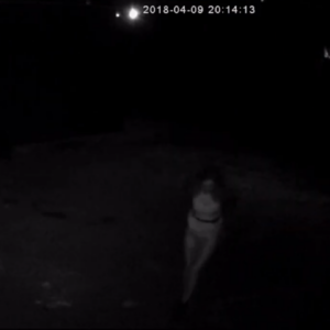 Right by the camera
