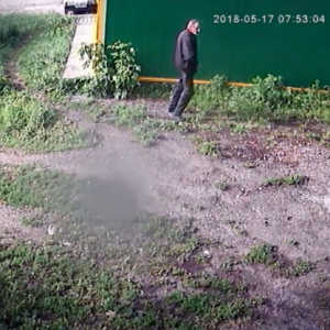 Watering the garden