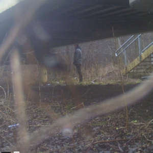 Men at the bridge