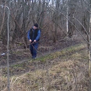 Many men visit the pee trail