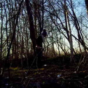 A young lady along the pee trail