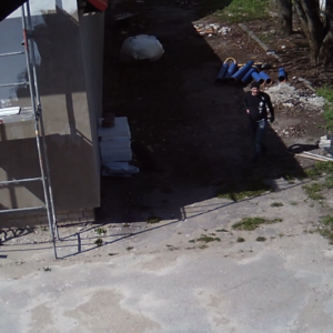 A few days at the work site