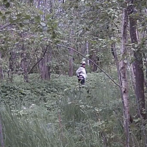 Women at the pee trail