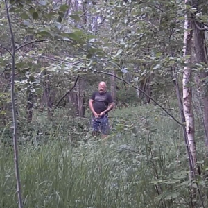 Big man taking a big dump